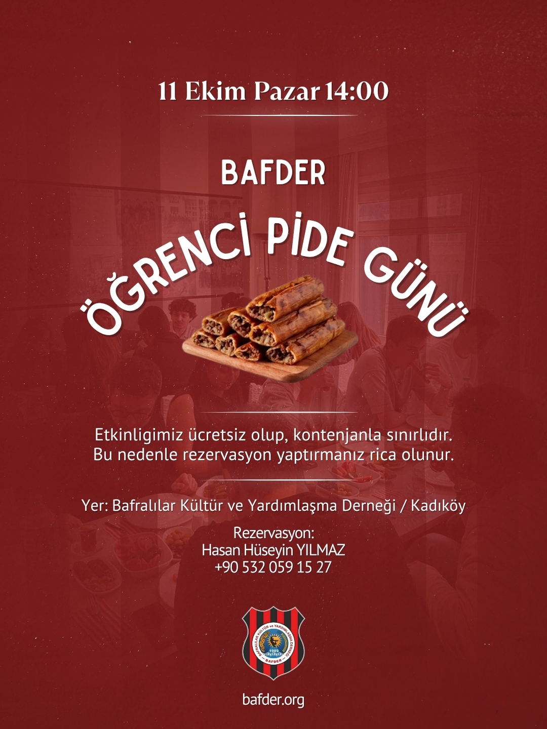 Bafder Öğrenci Pide Günü